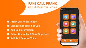 Fake call | Prank calls from fake Phone Number poster