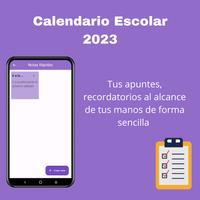 Agenda Escolar 2023-Calendario capture d'écran 3