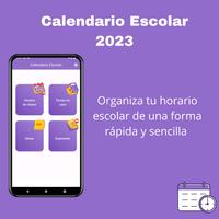 Agenda Escolar 2023-Calendario Affiche