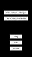 Dark vs Light الملصق