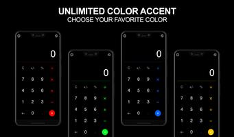 AMOLED Calculator ảnh chụp màn hình 1