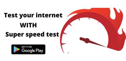 fast internet speed test Affiche