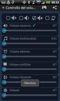 1 Schermata Controllo del volume del suono