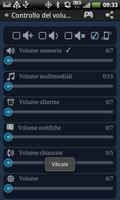 2 Schermata Controllo del volume del suono