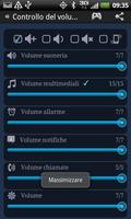3 Schermata Controllo del volume del suono