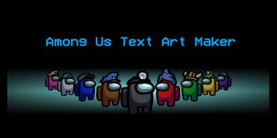 Among Us Text Art Maker الملصق