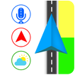 Voice Gps Navigation & Weather, famous places