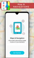 Voice Gps Navigation & Weather, famous places Cartaz