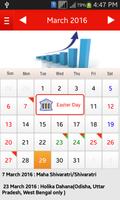 Bank Holiday Calendar 2016 تصوير الشاشة 2