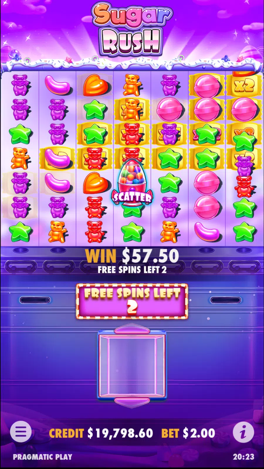 TESTEI ESSE NOVO SLOT (Sugar Rush)