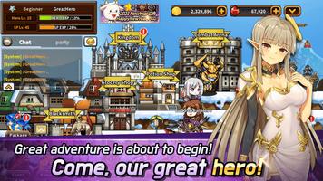 Hero Town Online : 2D MMORPG imagem de tela 1