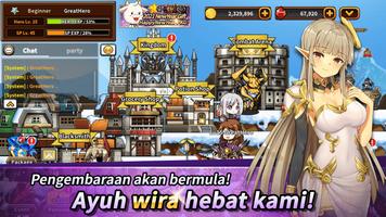 Hero Town Online : 2D MMORPG syot layar 1