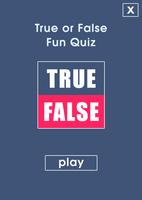 True or False Fun Quiz Affiche