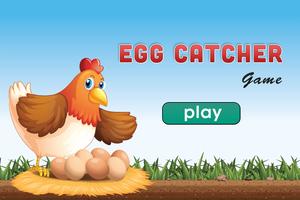 Egg Catcher Game Affiche