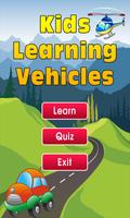 Kids Learning Vehicles Affiche