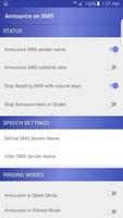 Caller name announcer , speaker and SMS talker capture d'écran 2