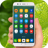 Theme for Oppo A57: Launcher and HD Wallpapers أيقونة