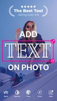 Add text on photo Fonts الملصق