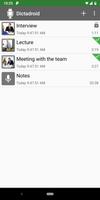 Dictadroid - Voice Recorder capture d'écran 1