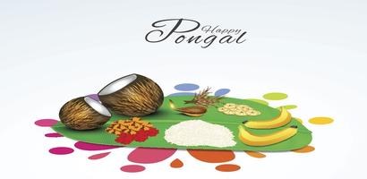 Pongal Wishes Greeting Affiche