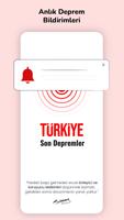 Son Depremler Türkiye Affiche