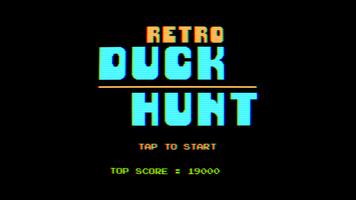 Retro Duck Hunt Affiche