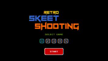 Retro Skeet Shooting Affiche