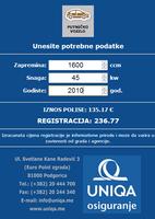 برنامه‌نما Registracija Vozila MNE عکس از صفحه