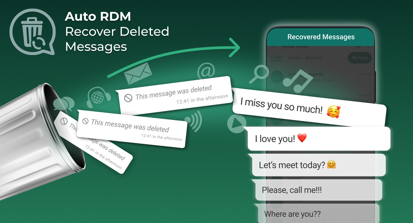 RDM: Recover Deleted Messages poster