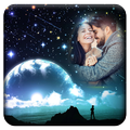 Moon photo frames