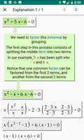 ALGEBRATOR– matemática a pasos captura de pantalla 2