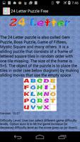3 Schermata 24 Letter Puzzle Free