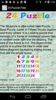 24 Puzzle Free capture d'écran 3