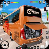 コーチ バス シミュレーター ゲーム 3D ポスター