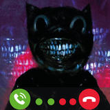 fake call cartoon cat prank-icoon