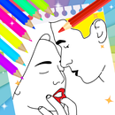 Valentine coloring book APK