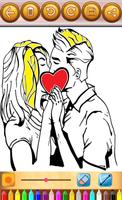 Valentine coloring book screenshot 3