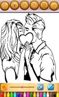 Valentine coloring book screenshot 2