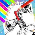 Sirean Head Coloring Book