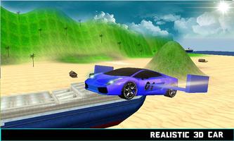 Flying Car Racing Simulator 3D 截圖 2