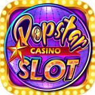 Popstar Casino slots - Free Vegas Slots icône