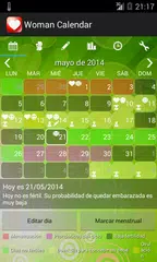 Descargar APK de Calendario femenino