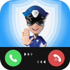 شرطة الاطفال - مكالمات وهمية icône