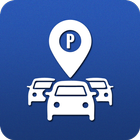 Vind geparkeerde auto-icoon