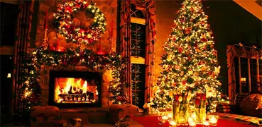 Xmas Fireplace Live Wallpaper