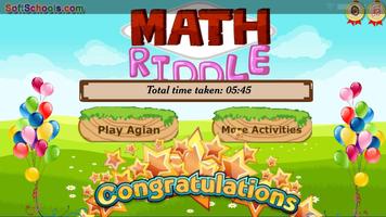 Math Riddle Game captura de pantalla 2