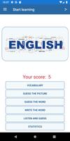 Learn English vocabulary plakat