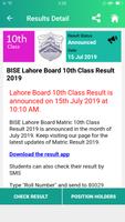 3 Schermata Pakistan Exam Results