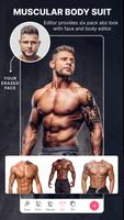 Body Builder Photo Suit Editor الملصق