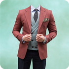 Man Casual Suit Photo Editor icône